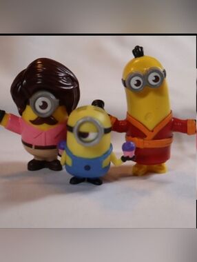 Minions: Rise of Gru 2019 McDonald's Happy Meal Toy 3 pc Lot